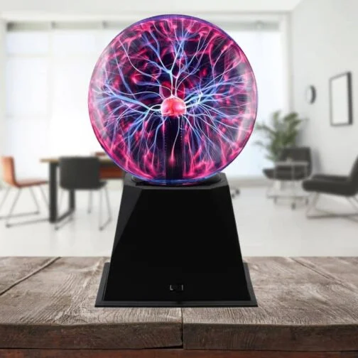 lampe boule plasma 20cm