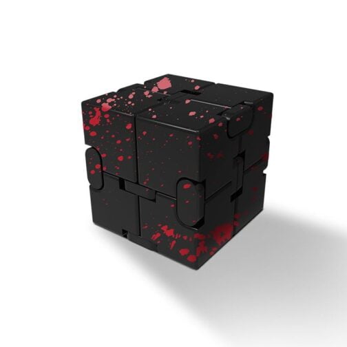Metal Infinity Cube Red and black